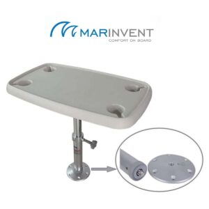 Стол для катера, лодки или яхты MARINVENT быстросъемный с регулируемой высотой 50-70 см